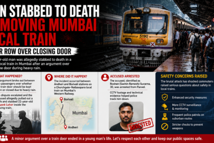Man Stabbed to Death in Moving Mumbai Local Train