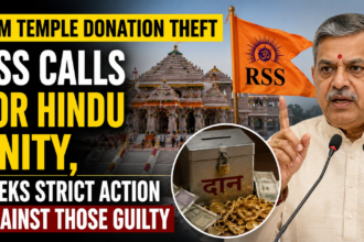The alleged theft of donations from the Ram Temple in Ayodhya has sparked nationwide concern, with the Rashtriya Swayamsevak Sangh (RSS) calling for strict legal action against those responsible while urging Hindus to remain united. According to reports, the Uttar Pradesh Police's Special Investigation Team (SIT) is probing allegations that cash, gold, jewelry, and other offerings made by devotees were misappropriated. So far, eight individuals have been arrested in connection with the case. Investigators have reportedly recovered more than ₹20 lakh in cash and several gold ornaments during the ongoing investigation. Reacting to the incident, RSS General Secretary Dattatreya Hosabale expressed deep concern, stating that the alleged theft has hurt the sentiments of millions of devotees across the country. He emphasized that anyone found guilty, regardless of their position or influence, must face strict legal action. The RSS also appealed for Hindu unity, urging people not to allow the incident to create divisions within society. The organization warned against attempts to use the controversy to spread misinformation or undermine the faith of devotees. Meanwhile, the issue has triggered political reactions, with opposition parties demanding greater transparency in the management of temple donations. Some leaders have called for an independent or Supreme Court-monitored investigation to ensure accountability. Authorities have assured that the investigation is being conducted thoroughly and that all evidence is being examined. Officials have stated that anyone found involved in the alleged theft will face action under the law. The investigation remains ongoing, and no court has yet determined the guilt or innocence of the accused. Further developments are expected as the SIT continues its probe into one of the most high-profile temple donation cases in recent years.